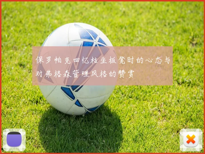 保罗帕克回忆枯坐板凳时的心态与对弗格森管理风格的赞赏