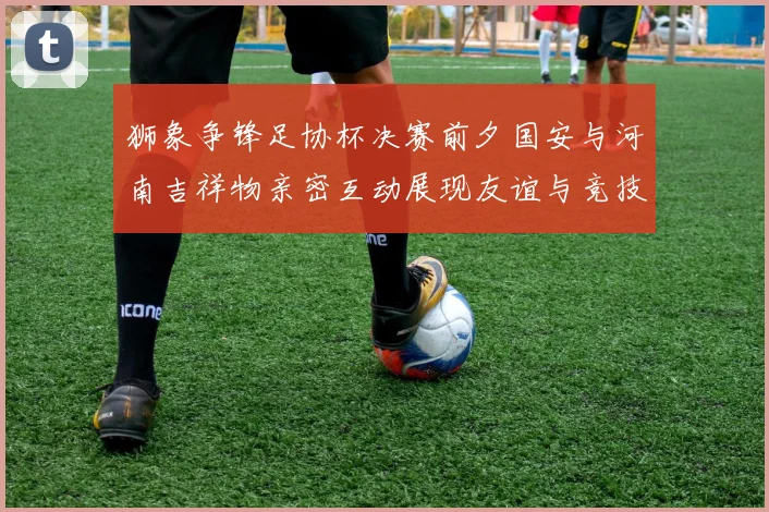 狮象争锋足协杯决赛前夕国安与河南吉祥物亲密互动展现友谊与竞技精神